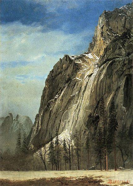 Albert Bierstadt Cathedral Rocks, A Yosemite View Germany oil painting art